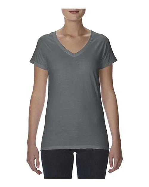 Anvil Women's Lightweight Fitted V-Neck T-Shirt