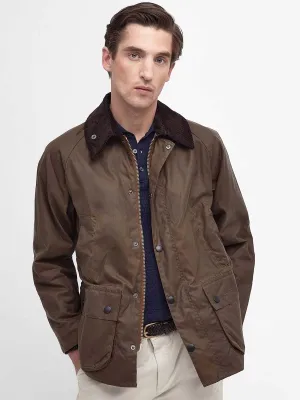 BARBOUR Bedale Wax Jacket - Mens - Bark