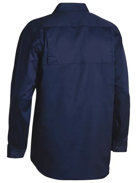 Bisley Cool Lightweight Drill Shirt - Long Sleeve-(BS6893)