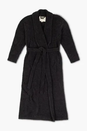 Brushed Yarn Luxe Robe_Charcoal