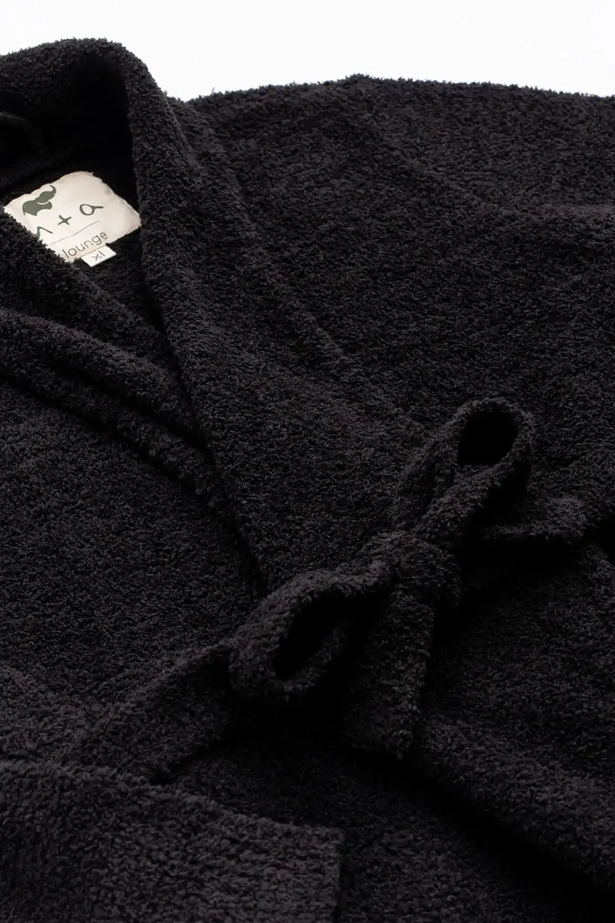 Brushed Yarn Luxe Robe_Charcoal