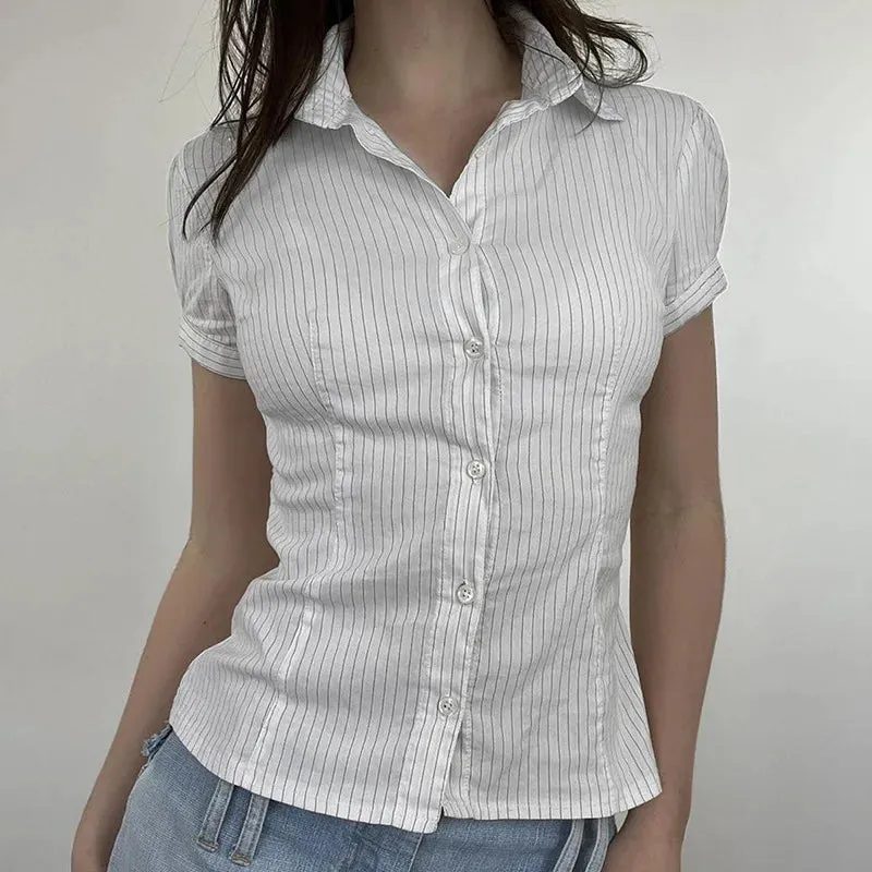 Chic Striped Blouse for Women