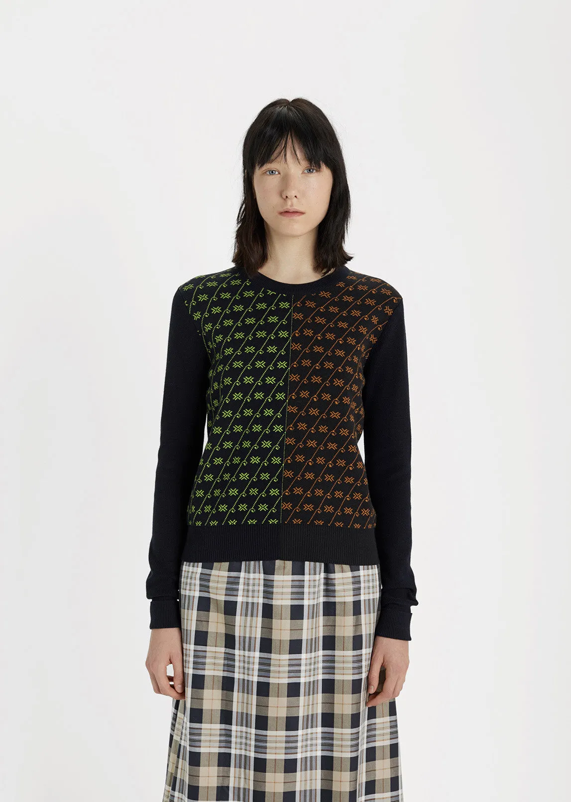 Clash Jacquard Sweater