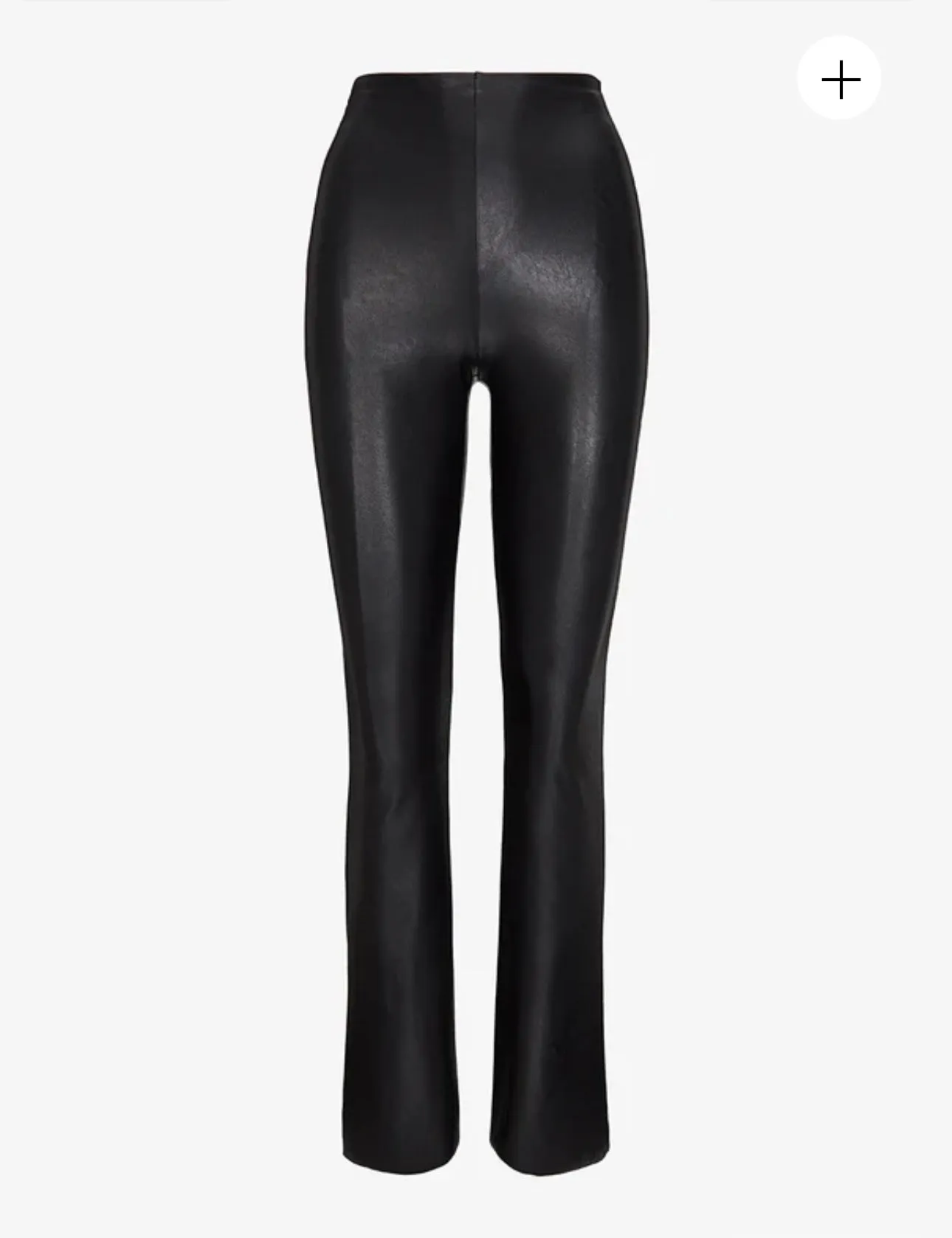 Commando Faux Leather Flare Legging in Black