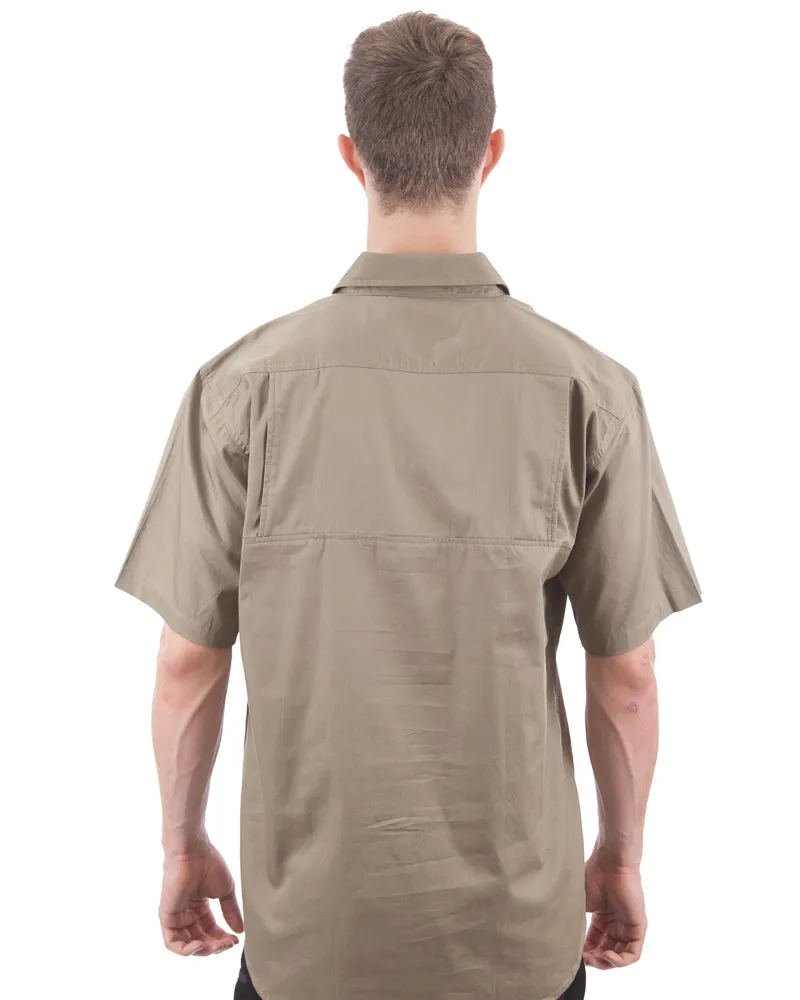 Cool Lightweight Drill Shirt SS - Khaki