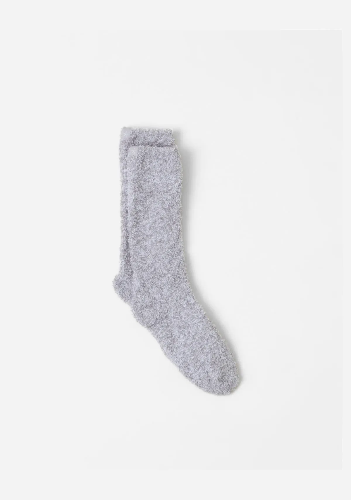 Cozy Chic Heathered Socks Oyster