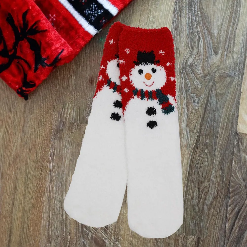 DOORBUSTER: Soft Christmas Knit Crew Socks