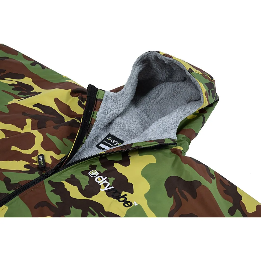 Dryrobe® Advanced Long Sleeve Changing Robe - Camouflage/Grey