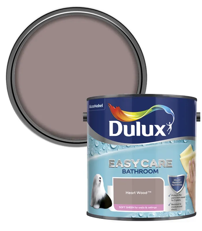 Dulux Easycare Bathroom Soft Sheen Paint - 2.5 Litre