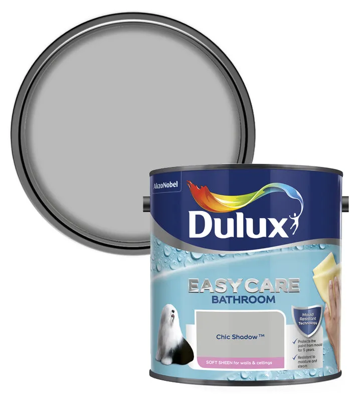 Dulux Easycare Bathroom Soft Sheen Paint - 2.5 Litre