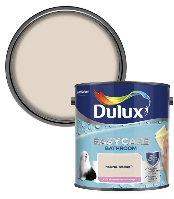 Dulux Easycare Bathroom Soft Sheen Paint - 2.5 Litre