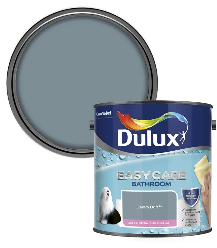 Dulux Easycare Bathroom Soft Sheen Paint - 2.5 Litre