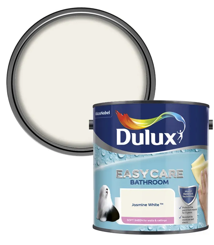 Dulux Easycare Bathroom Soft Sheen Paint - 2.5 Litre