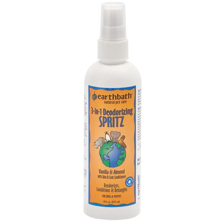 Earthbath® 3-in-1 Deodorizing Vanilla & Almond Spritz for Dogs- 8 oz.