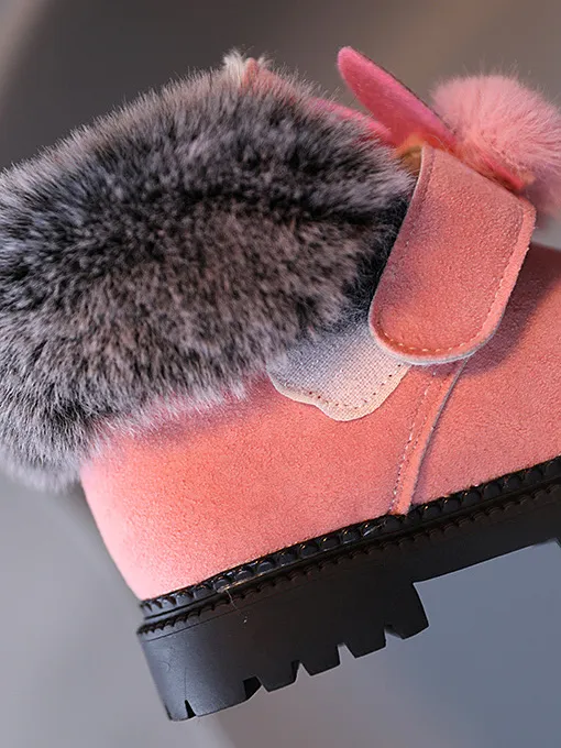 Faux Fur Butterfly Boots by Liv and Mia