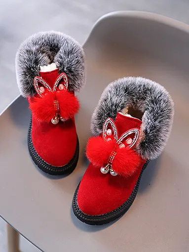 Faux Fur Butterfly Boots by Liv and Mia