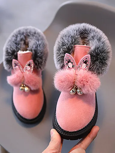 Faux Fur Butterfly Boots by Liv and Mia