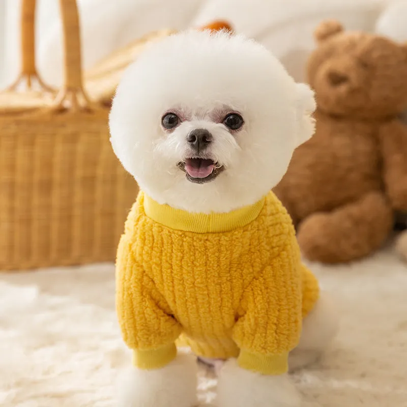 Fleece Cute Bear Pet Clothes