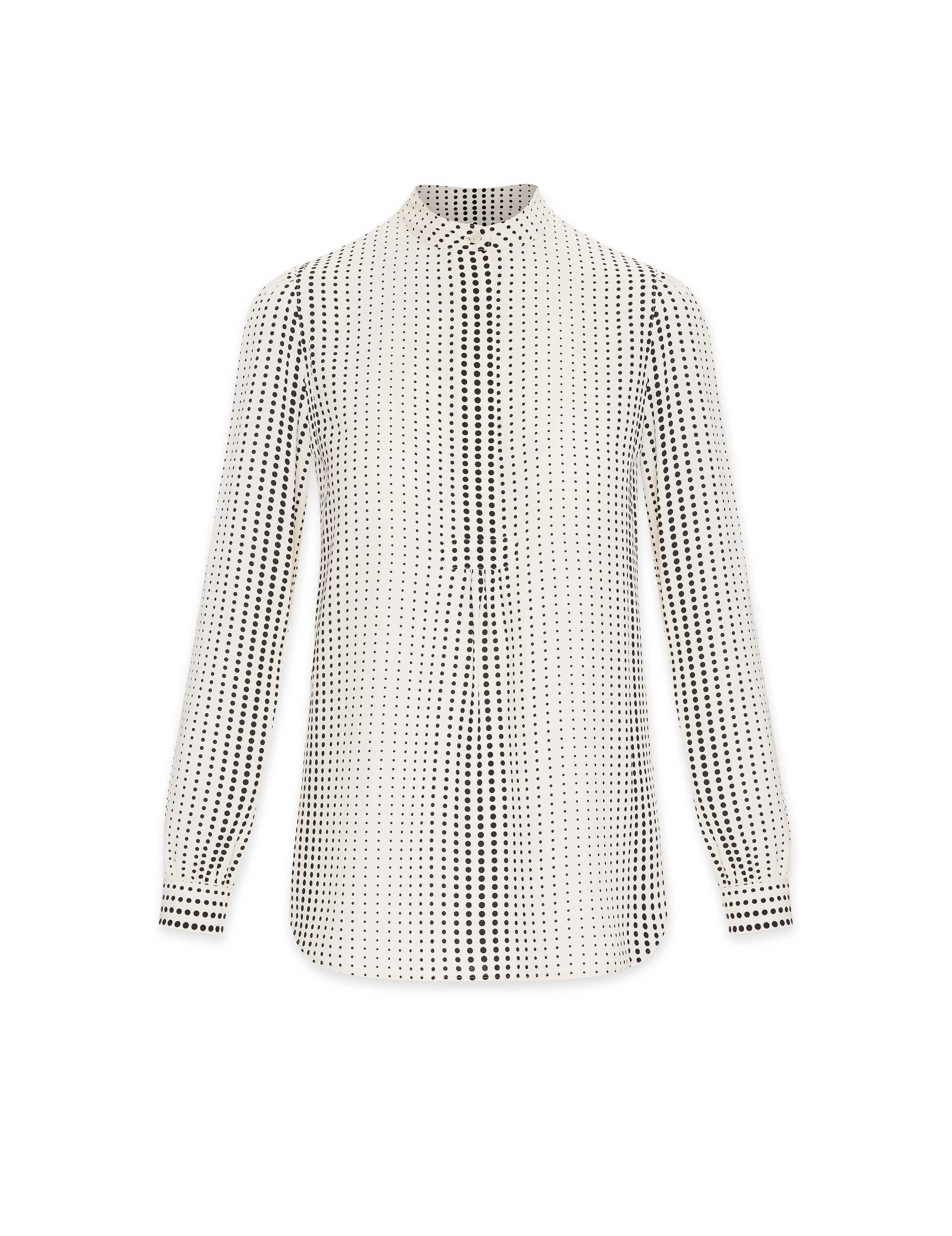 Florentine Dot Print Poet Blouse