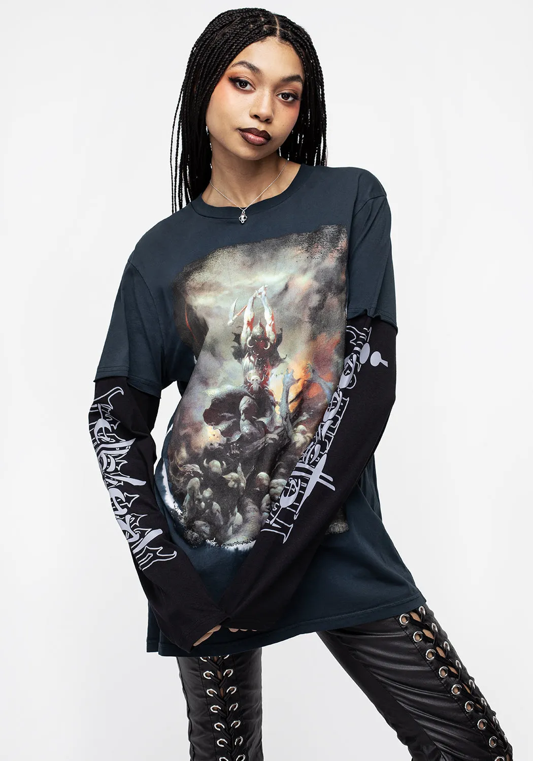 Frazetta Death Dealer 2 Long Sleeve T-Shirt