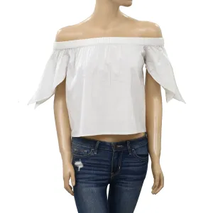 Free People Solid Off Shoulder Blouse Top