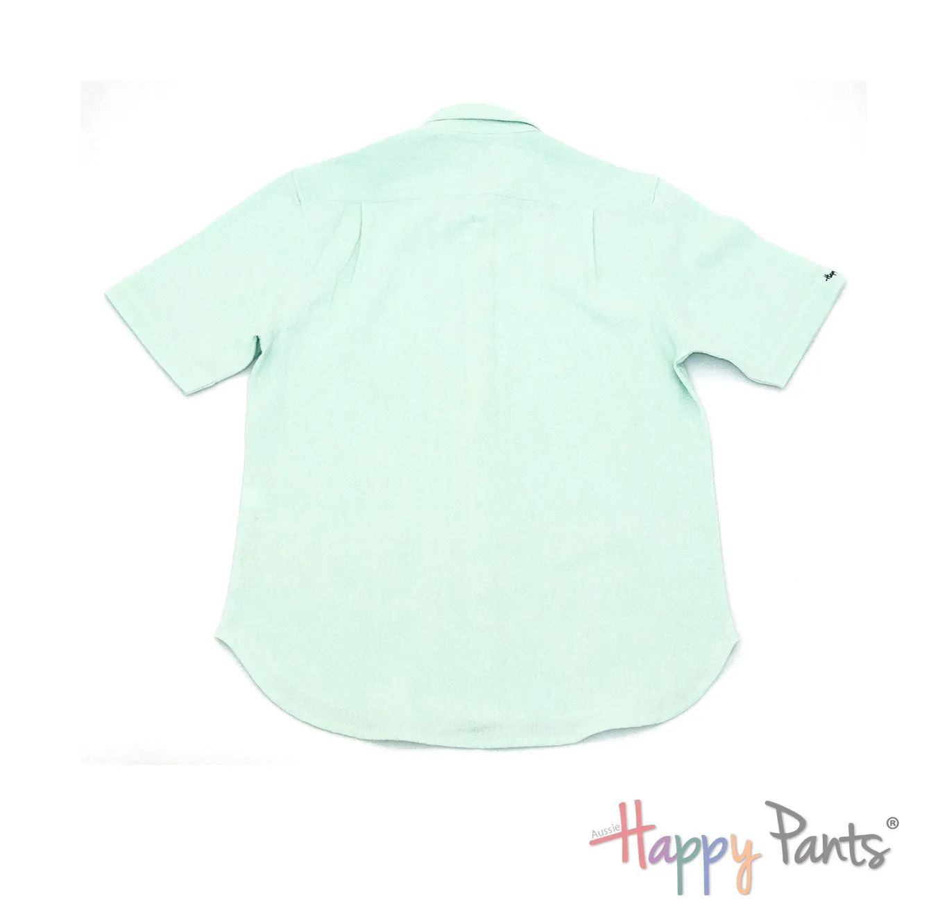 Fresh Mint Green Button Shirt