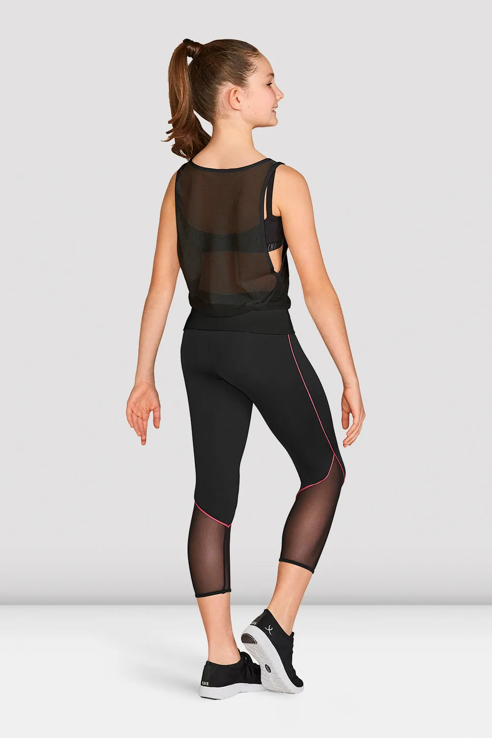 Girls Bloch Sheer Mesh Top