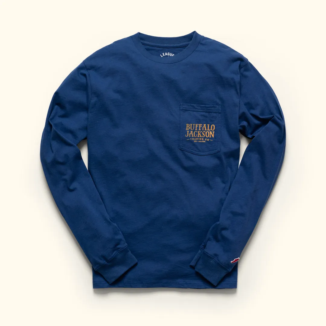 Grand Teton National Park L/S Tee | Royal Blue