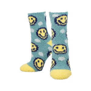 Happy Face Warm And Cozy Socks - Womens