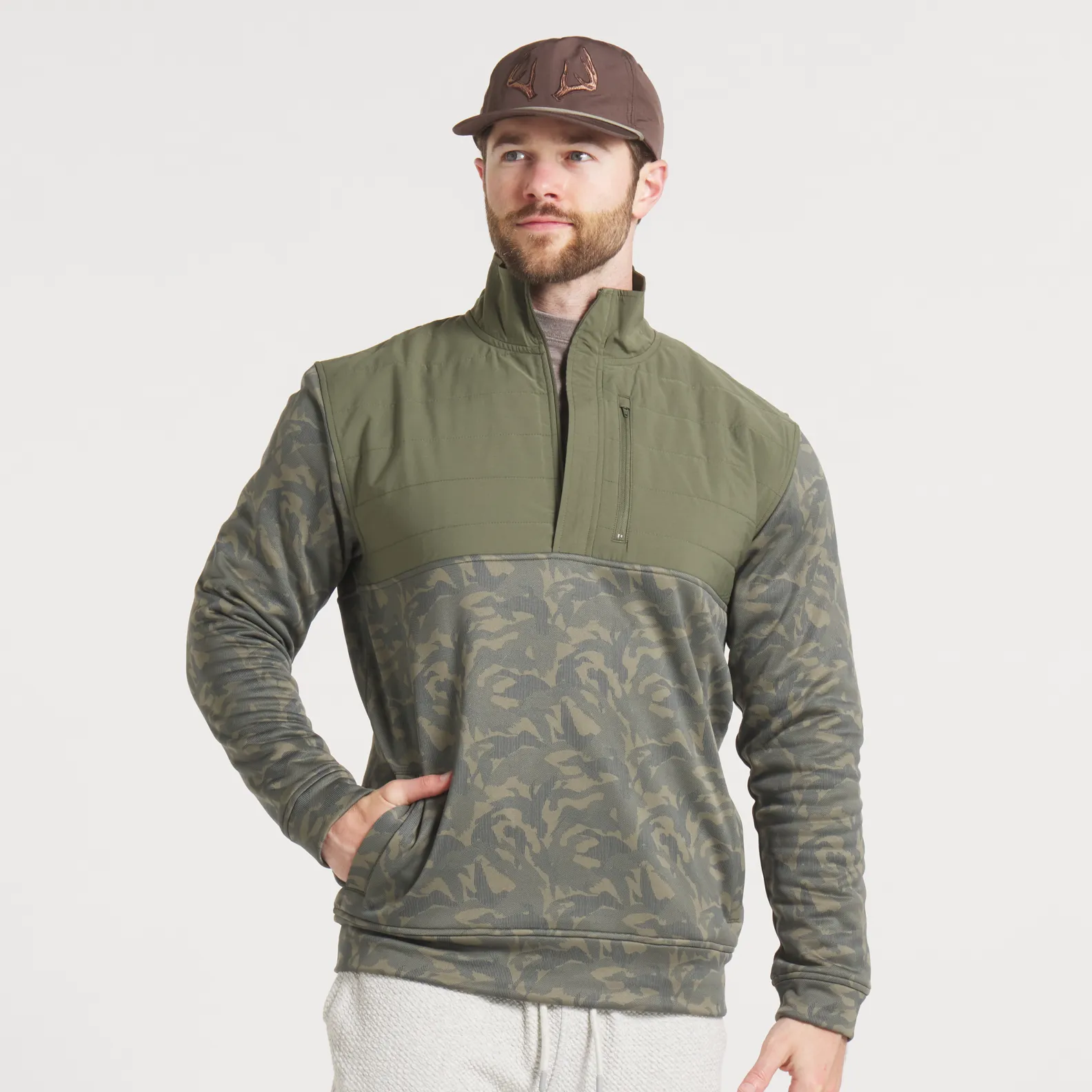 Harris Stretch Pullover - Duck Camo