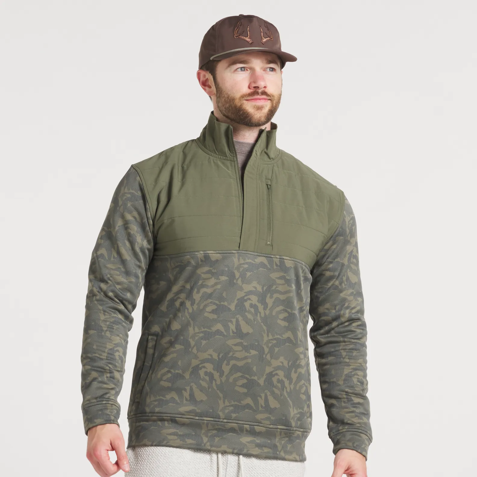 Harris Stretch Pullover - Duck Camo