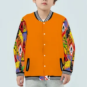 Hazard Kids' Slim Fit Thin Japanese Terry Baseball Jacket