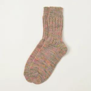 Heritage 9.1 Norwegian Granny Sock - Violet/Multi