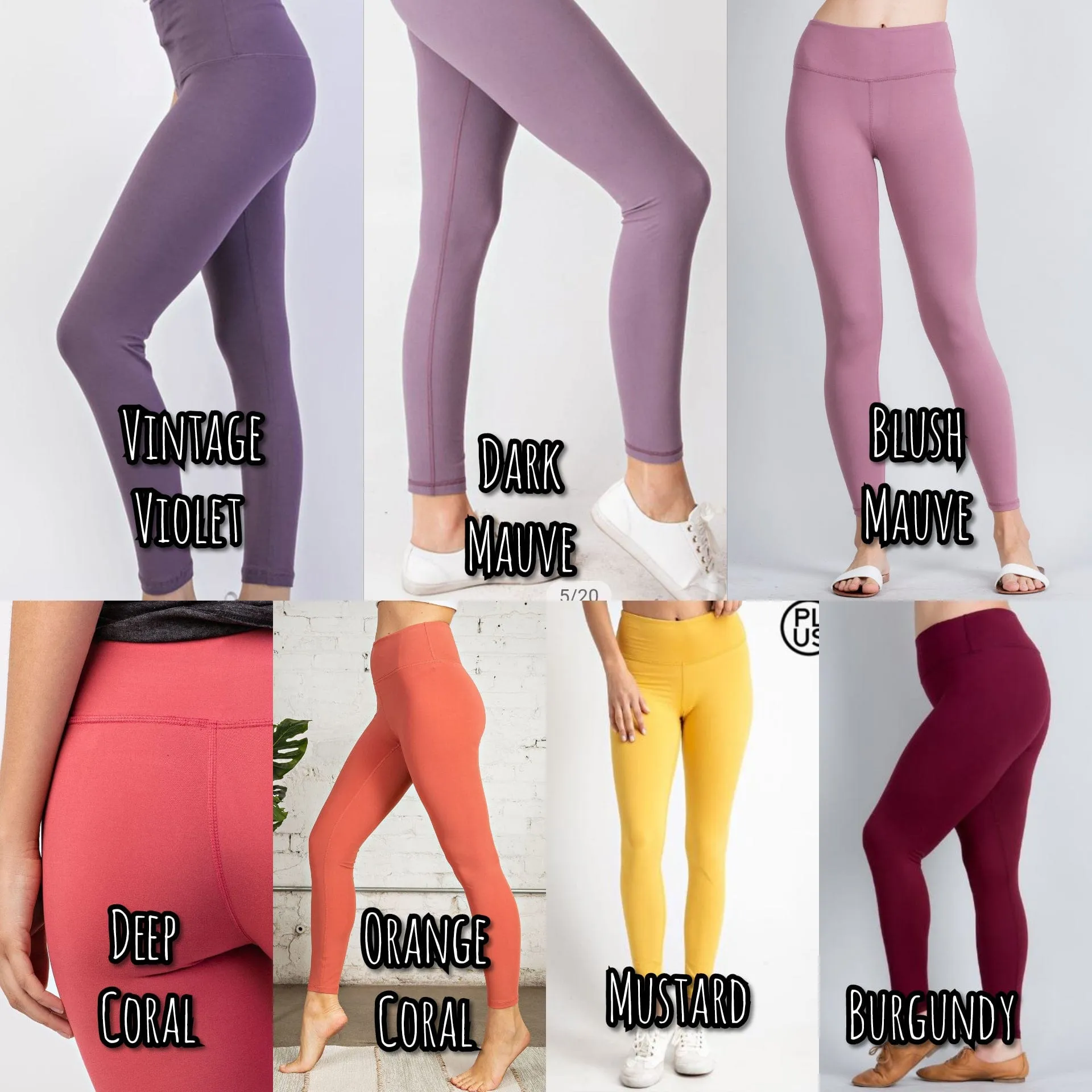 High Waist Boutique Butter Leggings (more colors!)