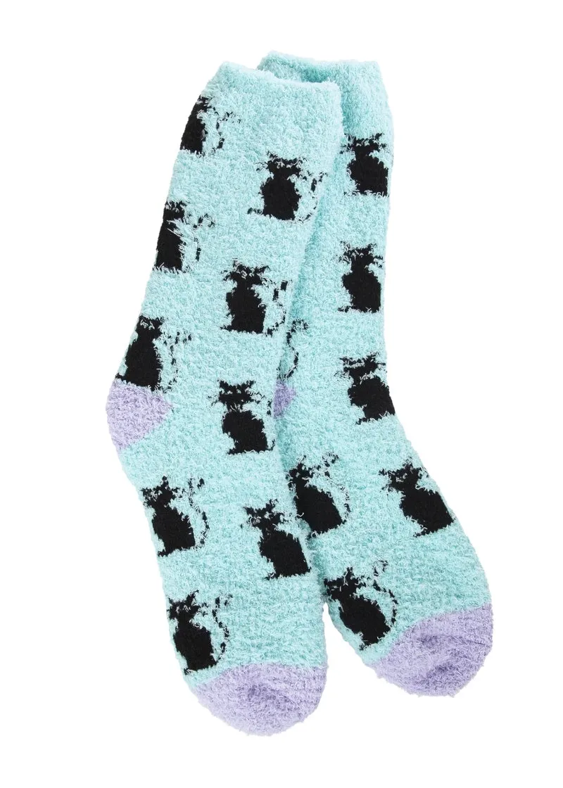 Holiday Cozy Crew Socks (Kitty)