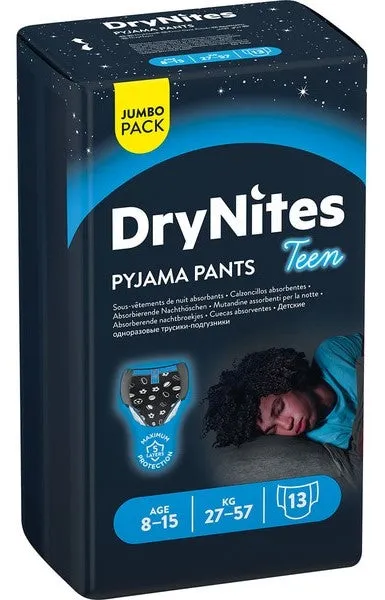 Huggies Drynites Pyjama Pants - Boys / 4-7 Years / 8-15 Years