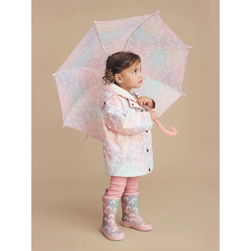 Huxbaby Rainbow Swirl Raincoat