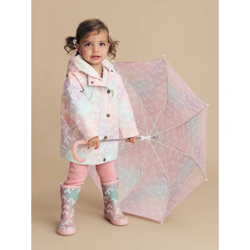 Huxbaby Rainbow Swirl Raincoat