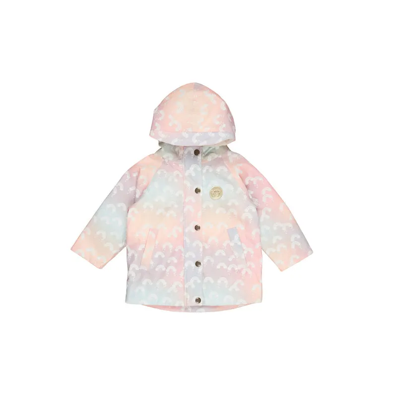 Huxbaby Rainbow Swirl Raincoat