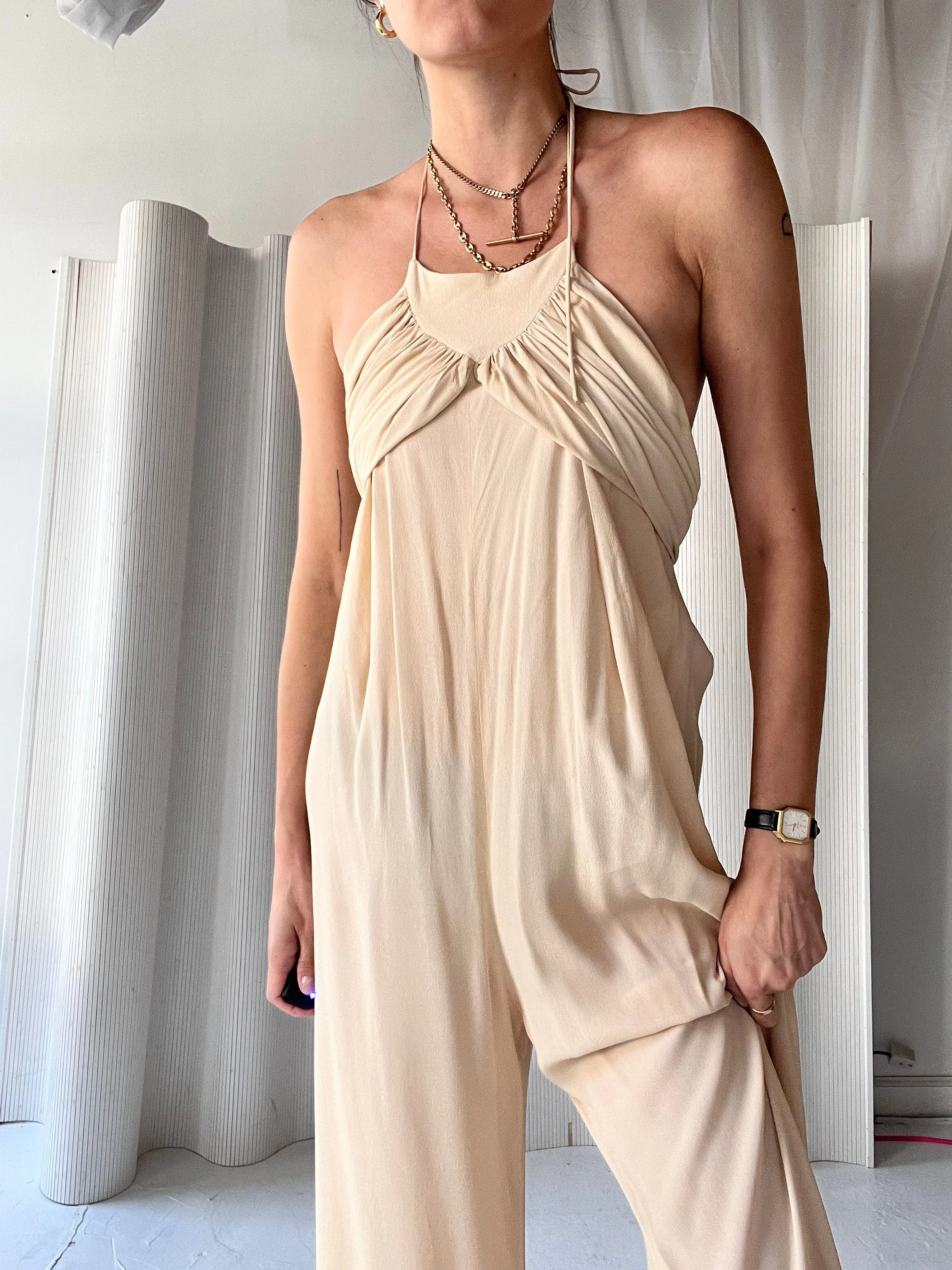 Jacquemus nude jumpsuit