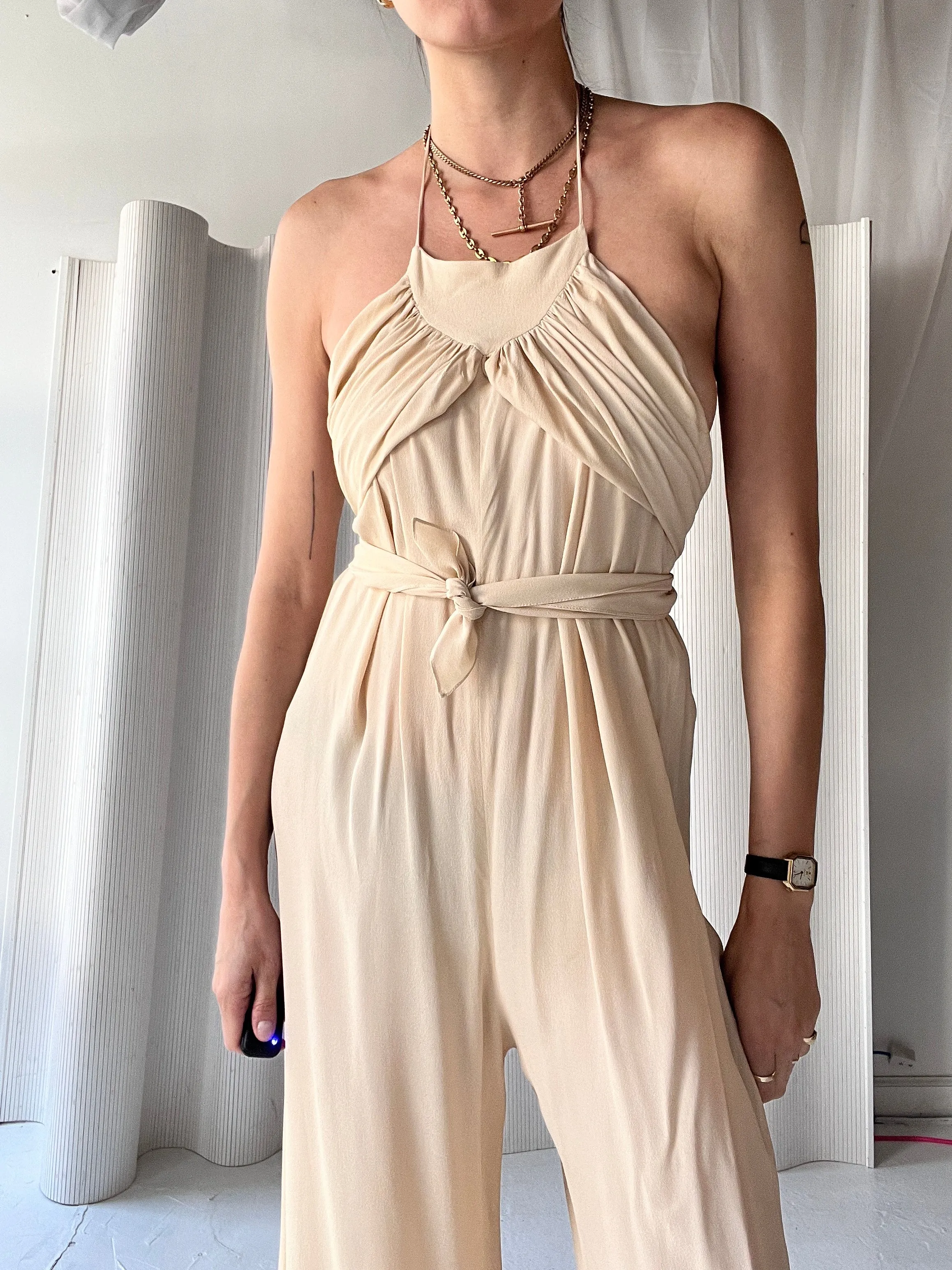 Jacquemus nude jumpsuit