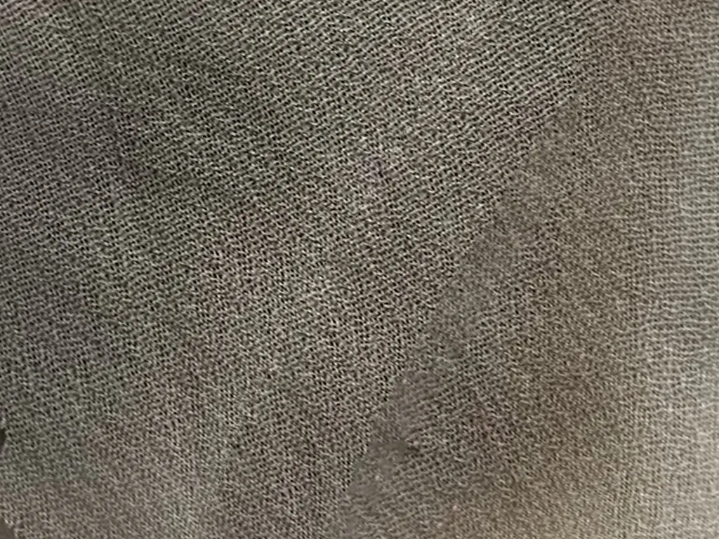 Light Gray Plain 60 Grams Georgette Fabric (Wholesale)