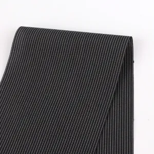 Lightweight Hairline Stripe Suiting - Dark Grey