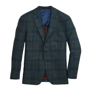 Loro Piana Posy Plaid Sport Coat - Posy Green