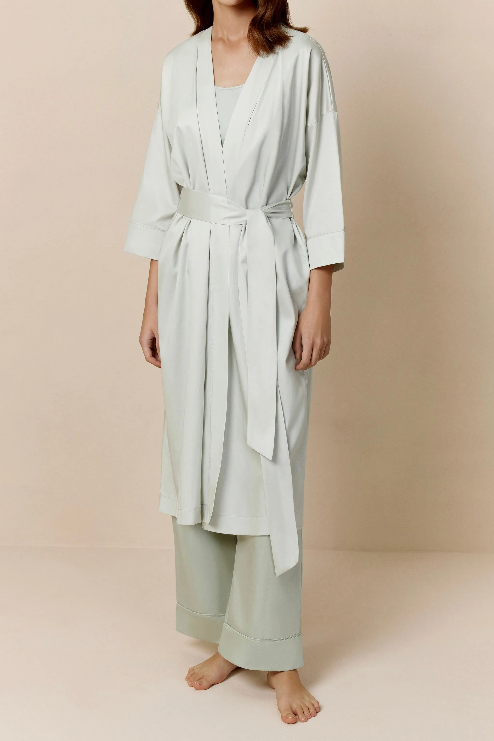 Lyocell Long Pajama Robe