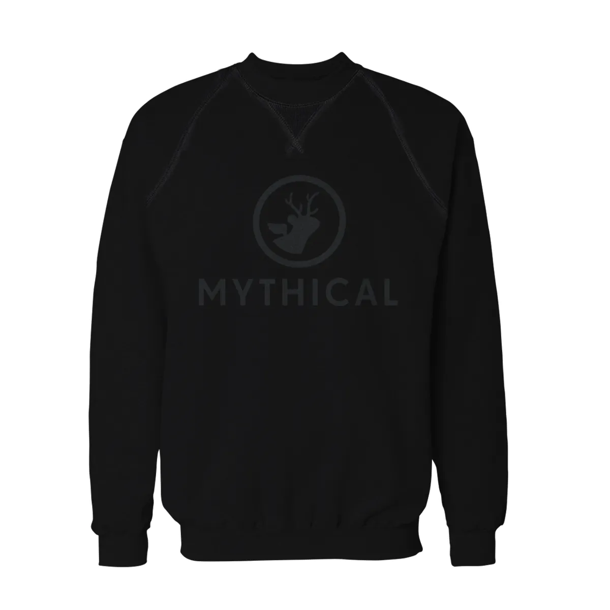 Mythical Black on Black Logo Sweatshirt