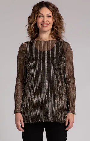 Nu Ideal Tunic, Pleated Mesh