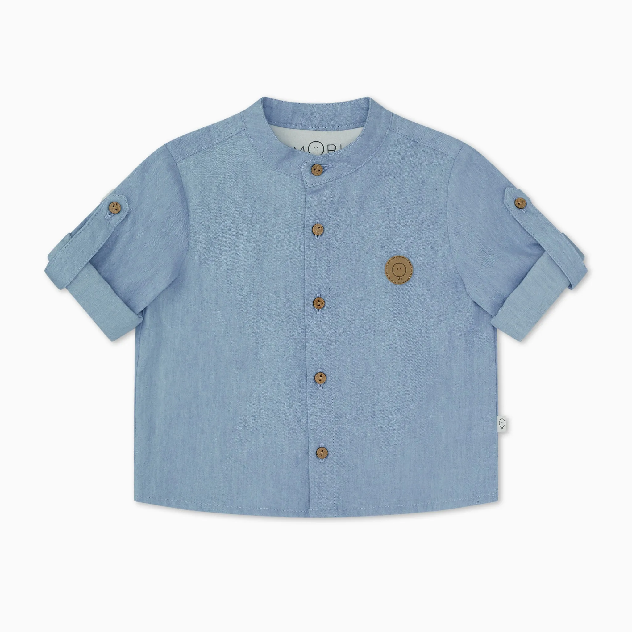 Organic Cotton Chambray Long Sleeve Shirt