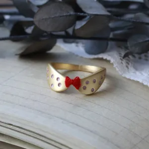 Polka Dot Round Collar Open Ring