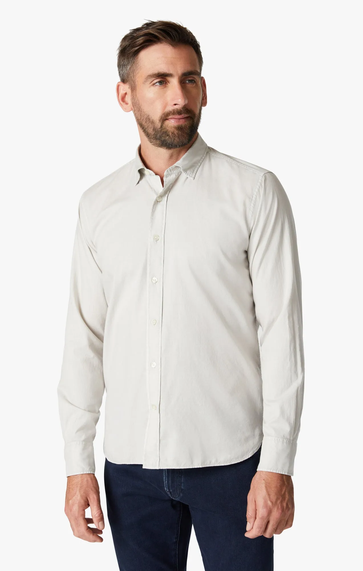 Poplin Shirt in Sand